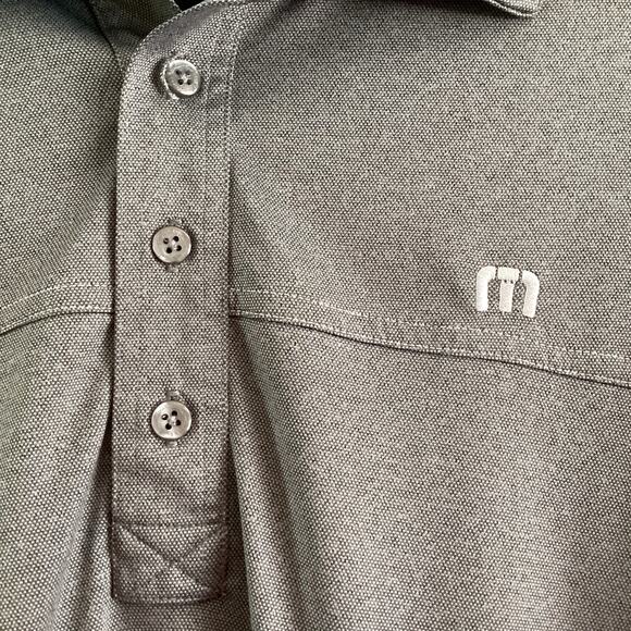 Travis Mathew Men’s Polo Shirt XL Gray Performance Golf Preppy Streetwear - Picture 5 of 8